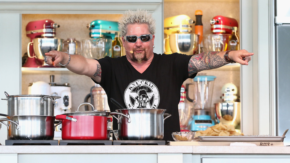 Guy Fieri cooking