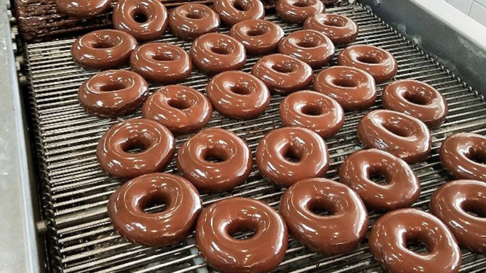 Krispy Kreme chocolate donuts