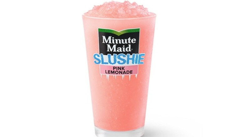 mcdonald's minute maid pink lemonade slushie