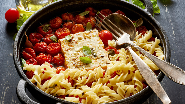 Image of baked feta pasta