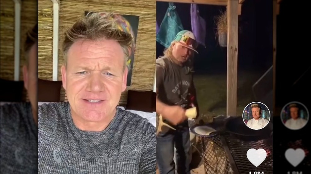 Gordon Ramsay duet on TikTok