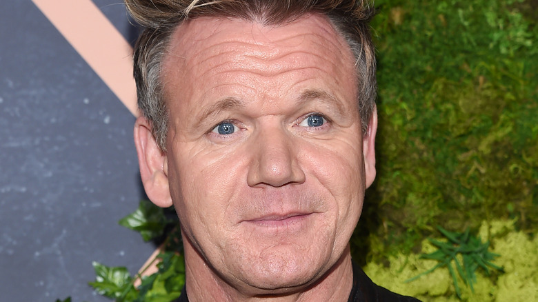 Gordon Ramsay slightly smiling