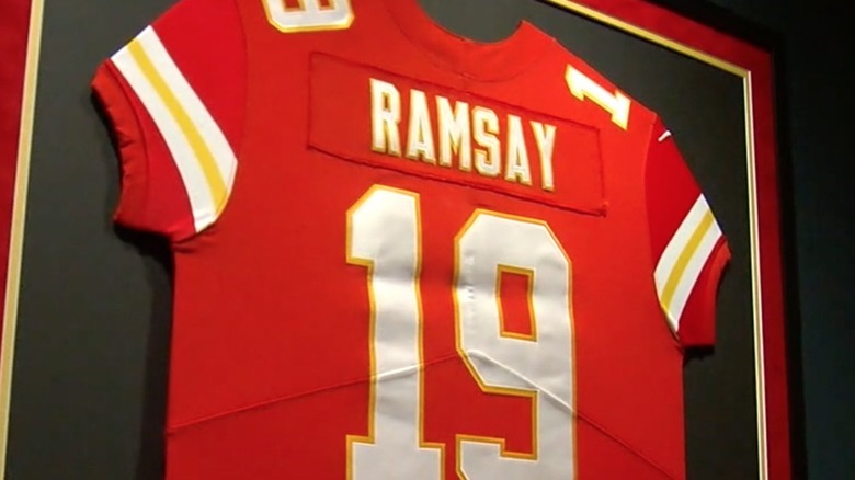 Gordon Ramsay's Kansas City Chiefs jersey