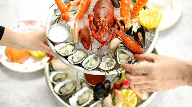 seafood tower