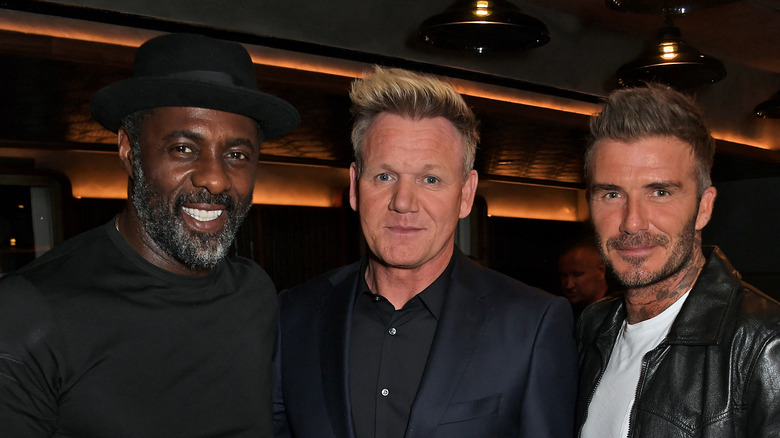 Gordon Ramsay, David Beckham  Idris Elba