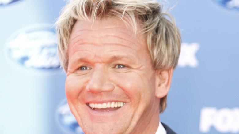 Gordon Ramsay smiling