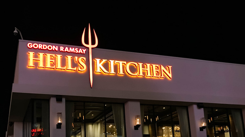 Hell's Kitchen restaurant facade