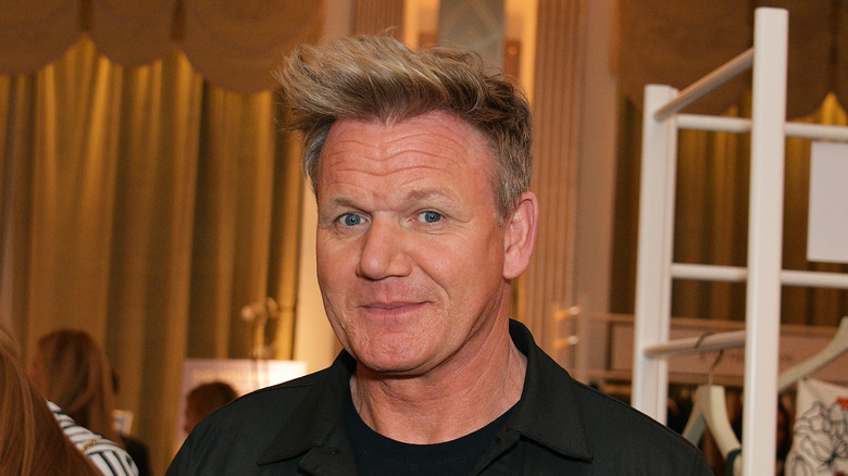 Gordon Ramsay in restaurant