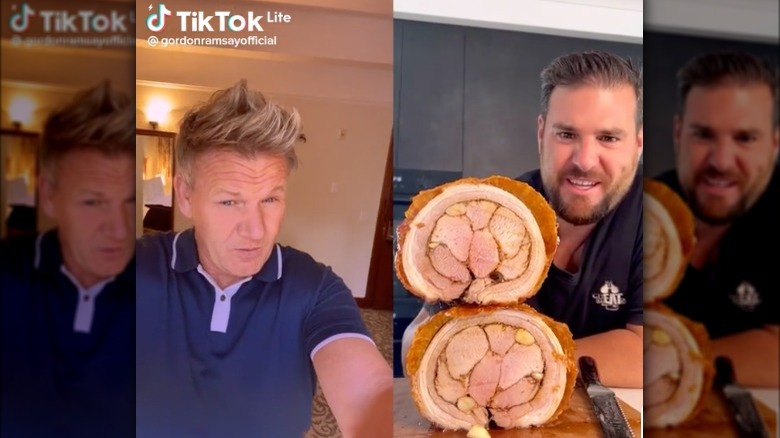 Gordon Ramsay duet on TikTok