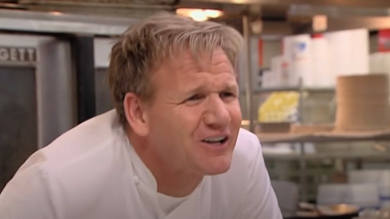 Gordon Ramsay looks furious and confused
