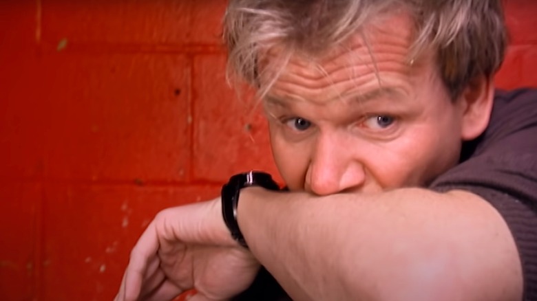 Gordon Ramsay looking disgusted