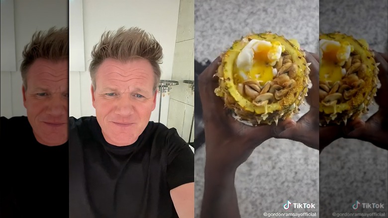 Gordon Ramsay reacting to pineapple ramen