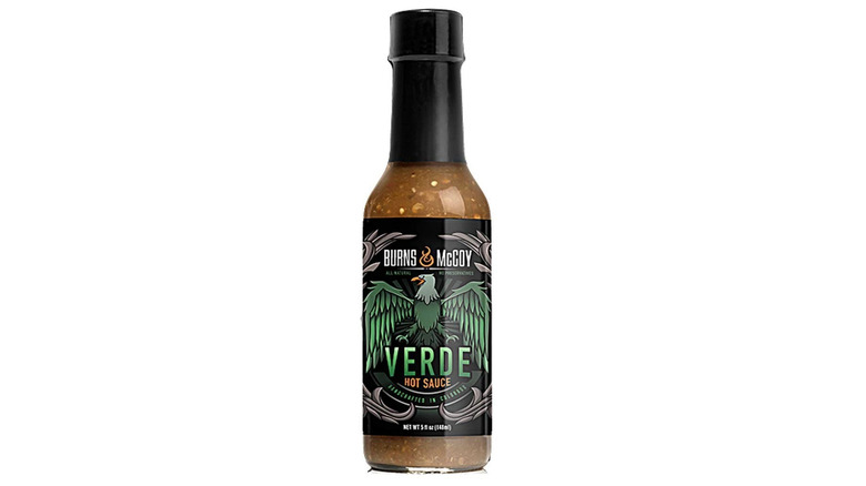 Verde hot sauce by Burns and McCoy