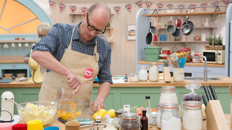 a baker on the show British bake off