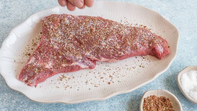 seasoning a tri-tip