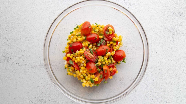 tomato and corn salsa