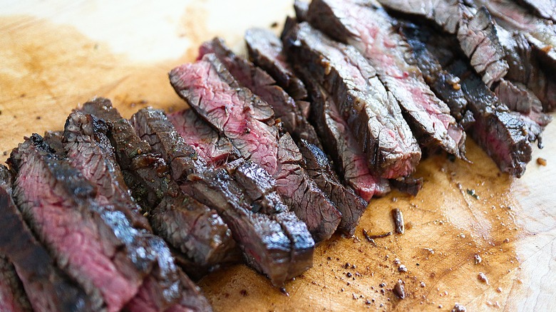 sliced flank steak