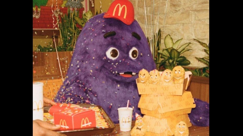 Grimace Shake Cakes Are Just As Vibrant And Chaotic As You'd Think