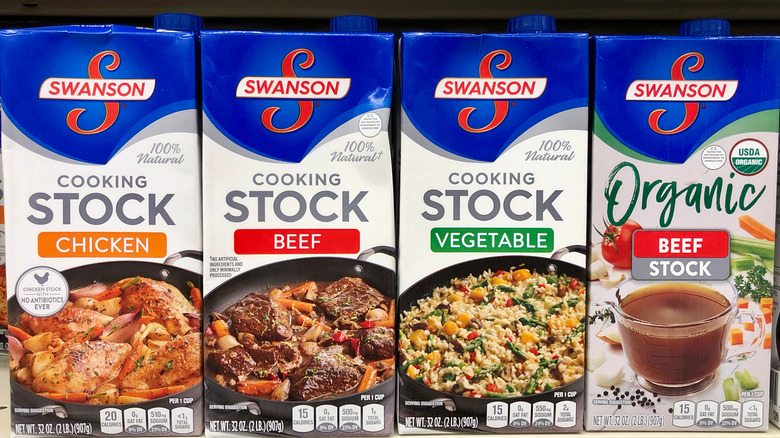 Soup stock cartons