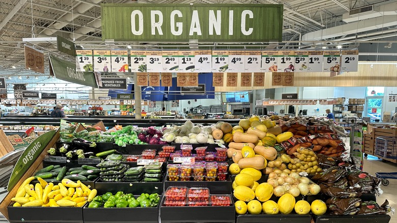 Produce section in meijer