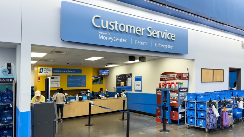 Walmart service desk