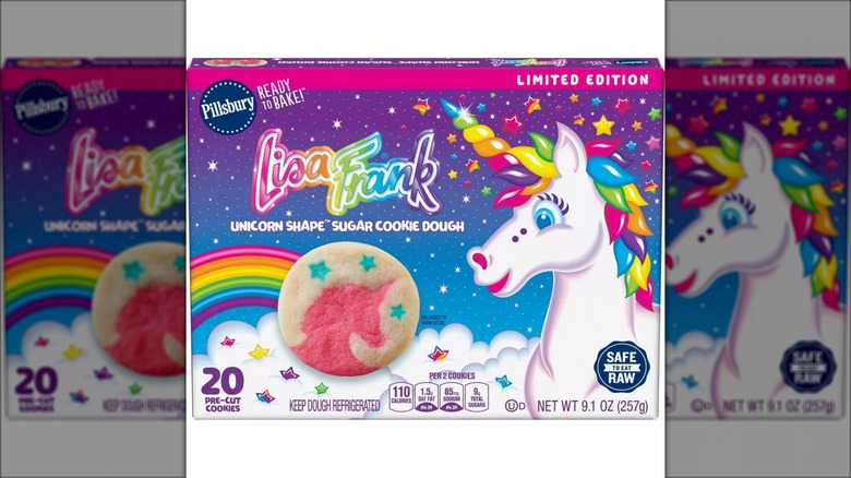 lisa frank cookie dough package