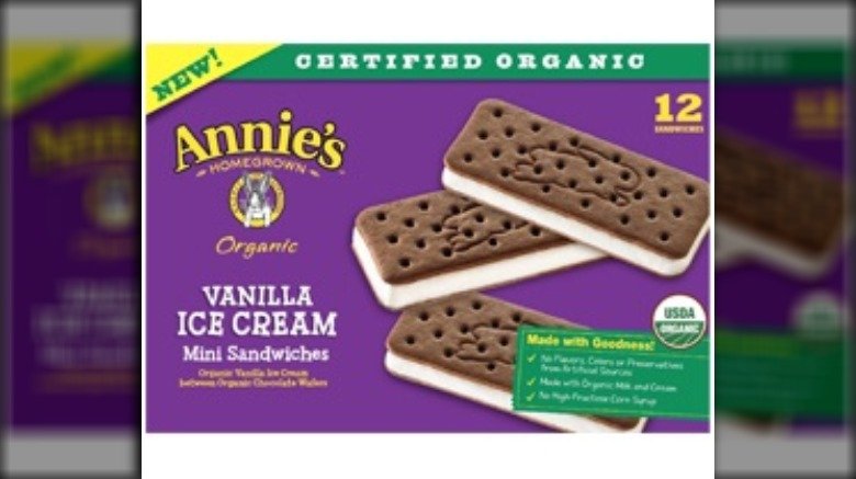 annie's ice cream sandwiches