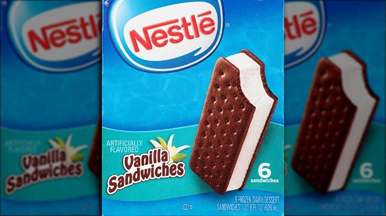 Nestle ice cream sandwiches