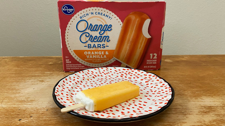 kroger creamsicle bar with box