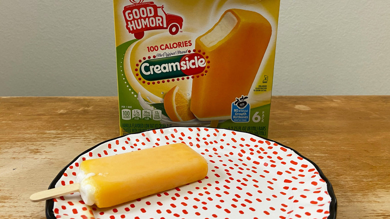 good humor creamsicle with box