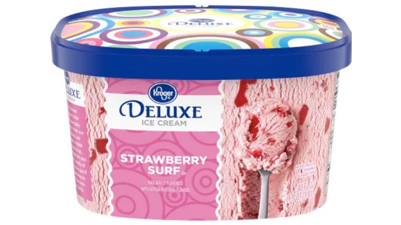 Kroger Strawberry Surf ice cream