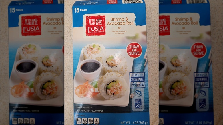 frozen sushi roll packages