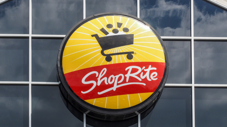 ShopRite logo on storefront