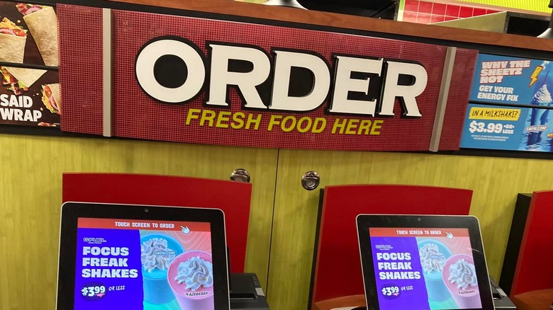 Sheetz touch screen ordering system