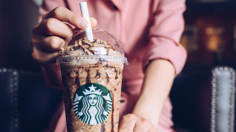 Starbucks blended coffee frappuccino