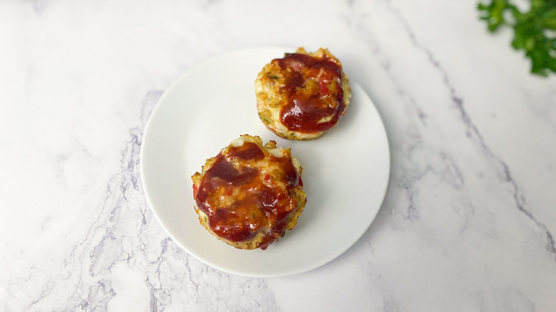 glaze on chicken meatloaf muffins