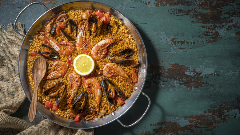 seafood paella