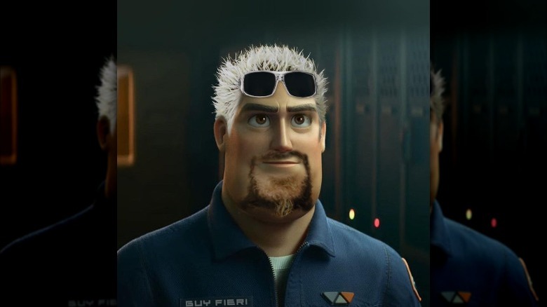 portrait of guy fieri as buzz lightyear