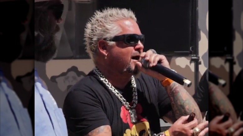 Guy Fieri Speaking at Stage Coach