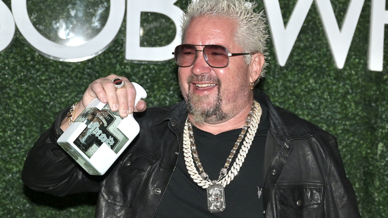 Guy Fieri drinking