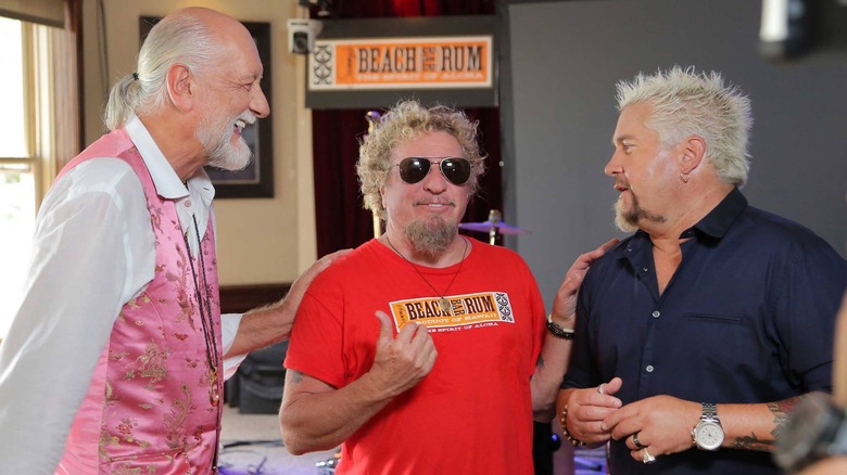 Sammy Hagar, Guy Fieri, Mick Fleetwood shooting DDD