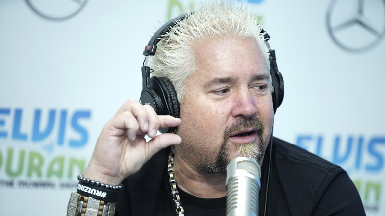 guy fieri during radio interview