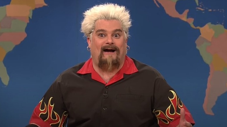 Bobby Moynihan as Guy Fieri on SNL