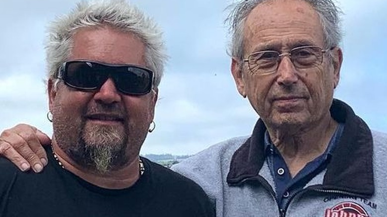 Guy Fieri with his father