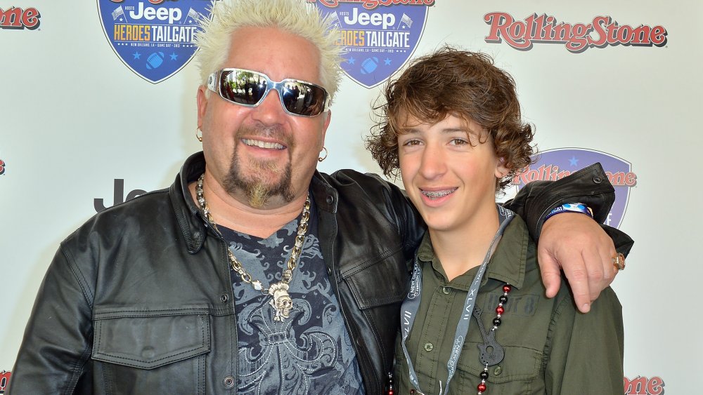 Guy and Guy Fieri's son