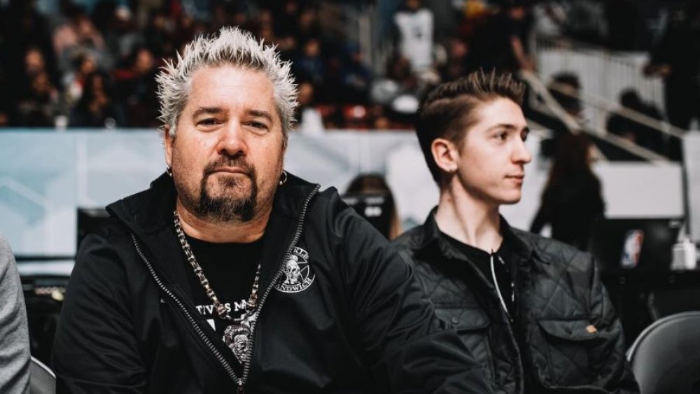 Guy and Hunter Fieri, Guy Fieri's son