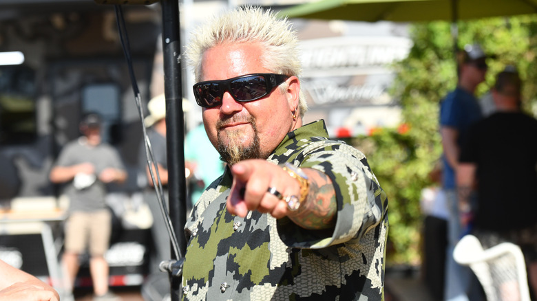 Guy Fieri pointing at camera