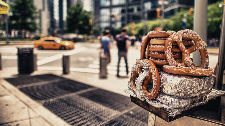 NYC soft pretzels