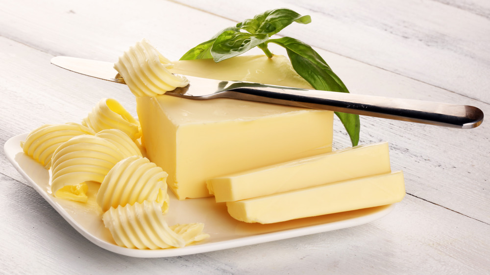 plate of butter