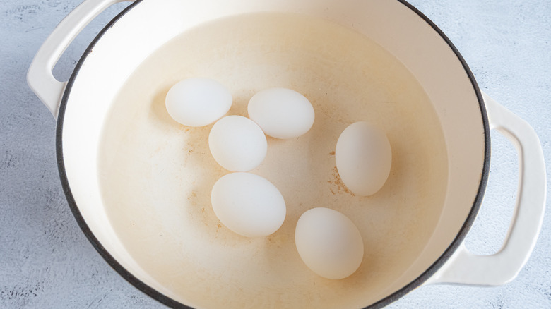 boiling eggs